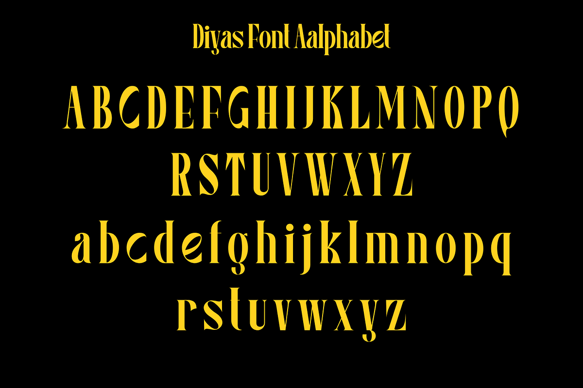 Diyas Font, a Serif Font by Koplexs Studio (Photo 11 of 12)