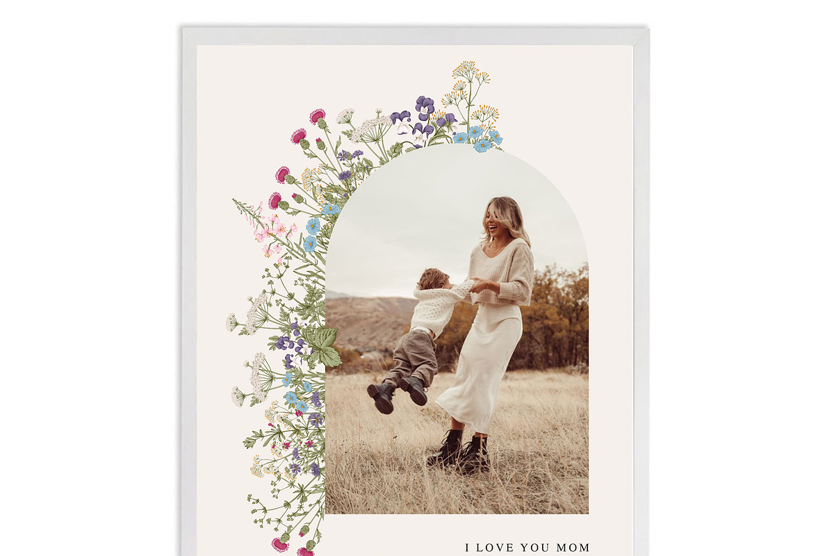 Wild Flower Photo Art Template, a Poster Template by AIW SOLUTIONS (Photo 2 of 3)
