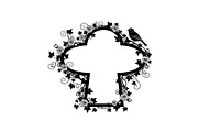 Floral Keyhole Frame SVG Bundle, an Illustration by Designs_River (Thumbnail 4 of 31)