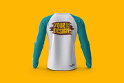 Men's Tshirt Raglan Sleeve Mockup, a Shirt Mockup by Aprndy85 (Thumbnail 5 of 6)