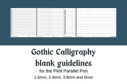 Pilot Parallel Calligraphy Guides