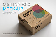 Mailing | Shipping Box-Mock-Up, a Packaging Mockup by TSOBG (Thumbnail 1 of 9)