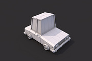 Low Poly Family Car, a Cars & Vehicle 3D Model by CreativeeArt (Thumbnail 6 of 8)
