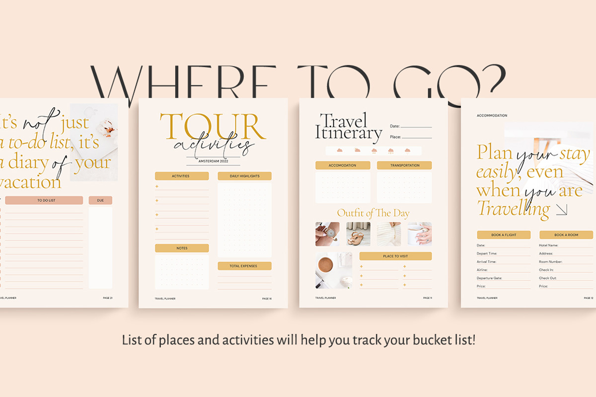 SALE 2024 Planner & Journal CANVA PS, a Magazine Template by Eviory (Photo 19 of 27)