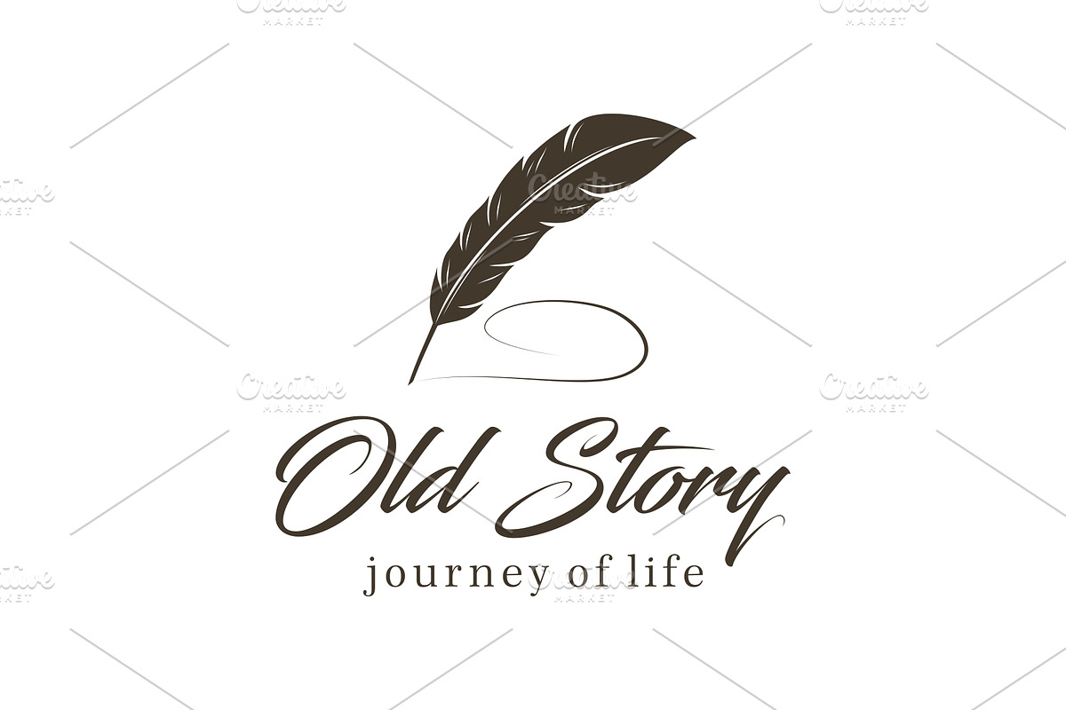 Story Logo, Author logo vector, a Branding & Logo Template by jundio studio