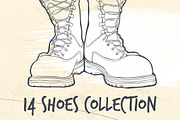 14 Shoes Collection, a Work Illustration by Mantas Bac (Thumbnail 1 of 3)