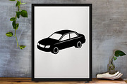 Car Silhouette SVG, a Transportation Illustration by newminddesign (Thumbnail 4 of 5)