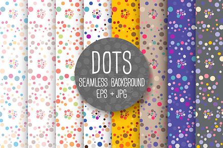 DOTS. Seamless background.