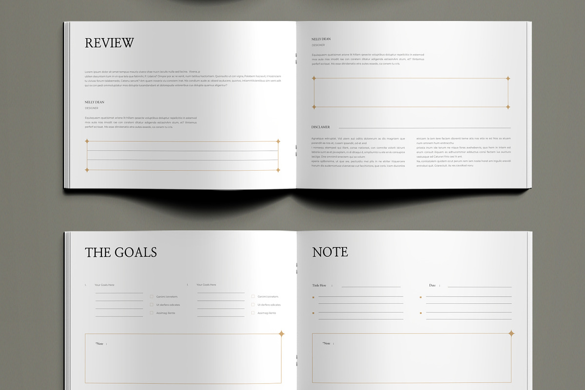 Modern Course Workbook Layout, a Brochure Template by ContestDesign (Photo 3 of 5)
