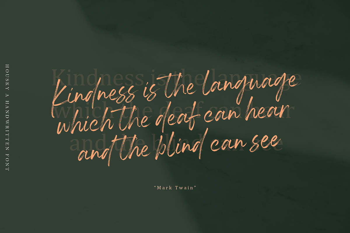 Housky - Handwritten Font preview 6