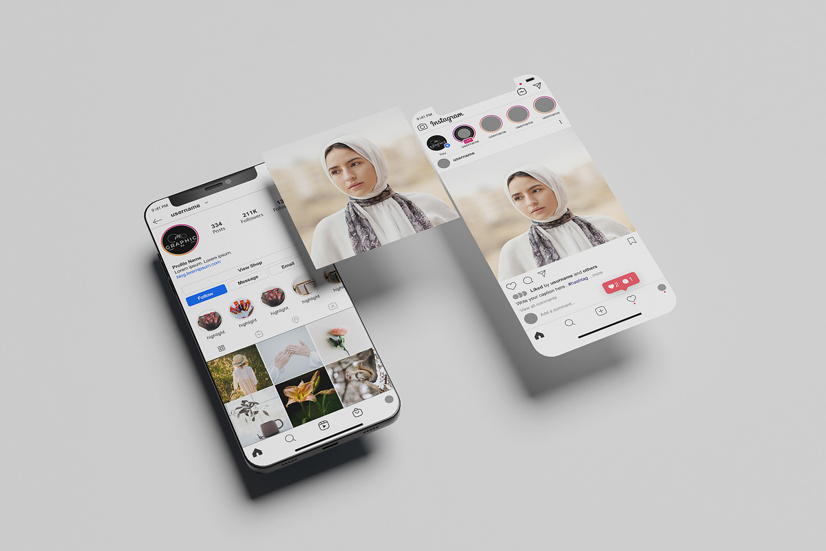 Phone Screen Presentation Mockup, a Print Template by Akaimockup (Photo 6 of 10)