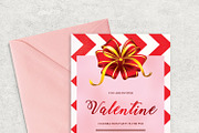 Valentines Day Gift Cards, a Card Template by graphicforest (Thumbnail 3 of 3)
