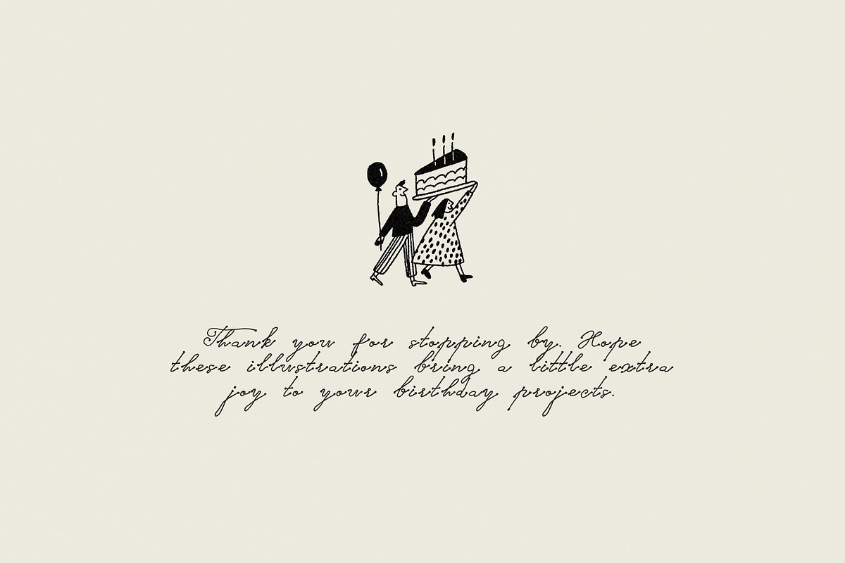 It’s Birthday: Festive Characters, a Person Illustration by Veyla (Photo 12 of 12)