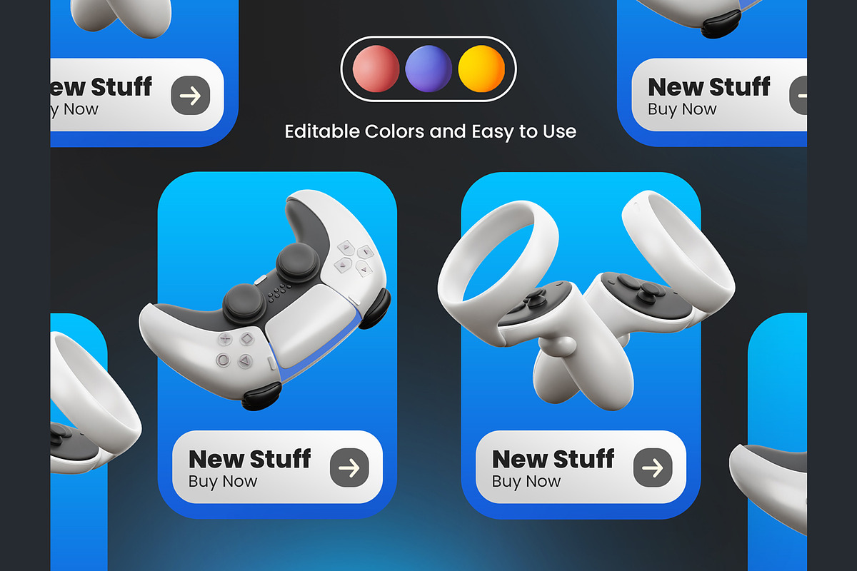 Gadget and Tech 3D Icons, an Object 3D Model by Rakata Studio (Photo 4 of 7)