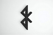 Bluetooth icon - 3d papercraft, a Print Template by PAPER amaze (Thumbnail 3 of 3)
