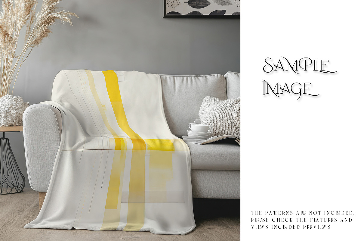 Throw Blanket Mockups, a Household Mockup by mock-ups (Photo 7 of 14)
