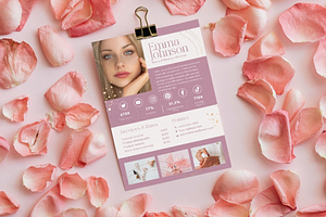 Beauty Influencer Media Kit Pink