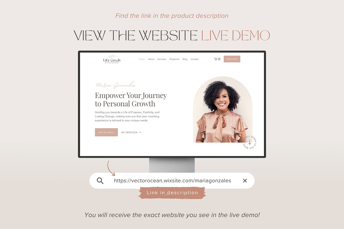 Wix Template Coaching Wix Website, a Wix Template by vectorocean (Photo 2 of 11)