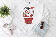 Jolly AF Santa Claus, an Illustration by Craft Nest (Thumbnail 5 of 6)