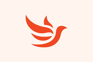 flying bird logo, a Branding & Logo Template by Vectorium Studio