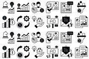 Business Management Vector Icons, an Outline Icon by Vector Portal (Thumbnail 4 of 6)