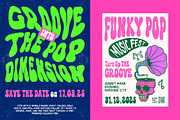 Peachy Grooves – Retro Display Font, a Font by Studio Moara (Thumbnail 5 of 8)