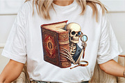 Funny Skeleton Peeking Bundle Clipar, an Icon by DreamCafeArt (Thumbnail 2 of 7)