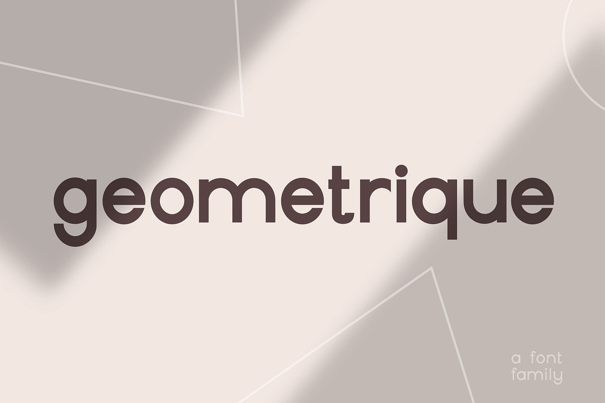 Geometrique | Sans Font Family