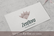 Floral Zen Brand Mark | Canva & AI, a Branding & Logo Template by Elibee (Thumbnail 2 of 6)
