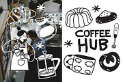 Coffee & Bakery Vector Clipart, a Food Illustration by Luamor (Thumbnail 4 of 13)