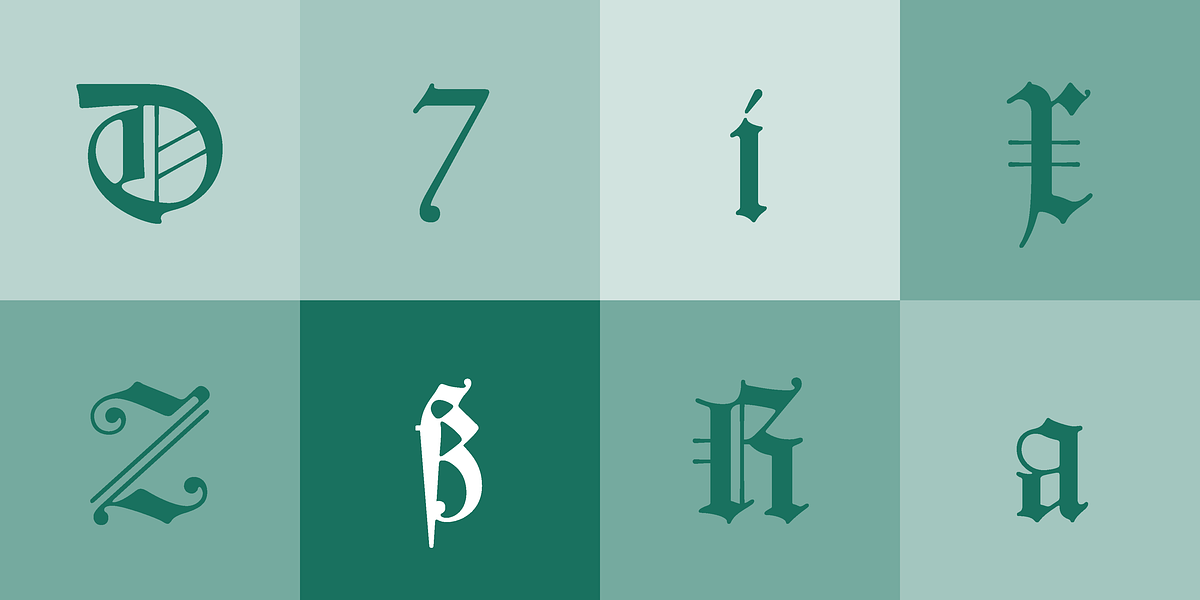 Fleischmann Gotisch, a Blackletter Font by preussTYPE (Photo 3 of 11)