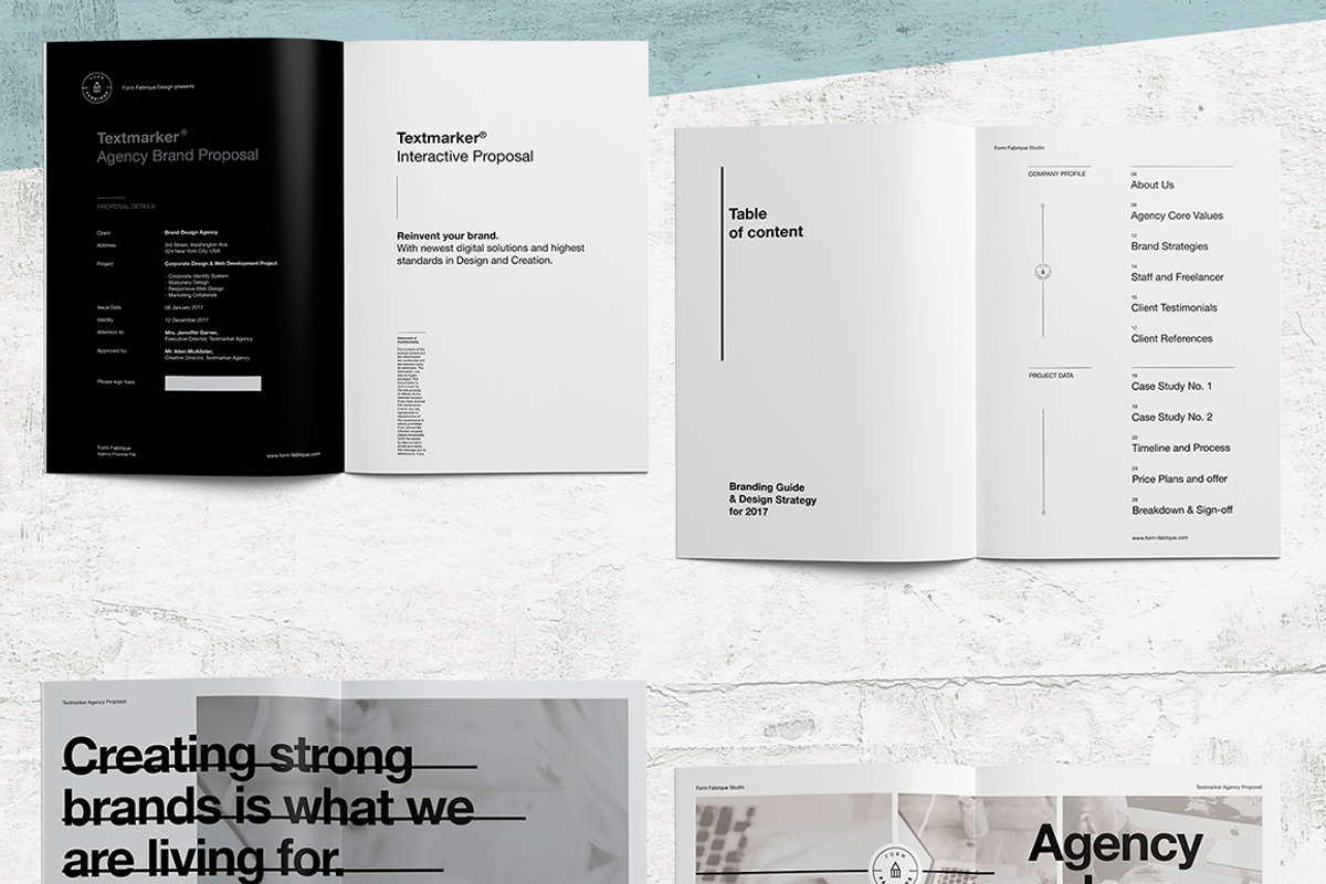 Proposal, a Brochure Template by Form Fabrique (Photo 4 of 11)