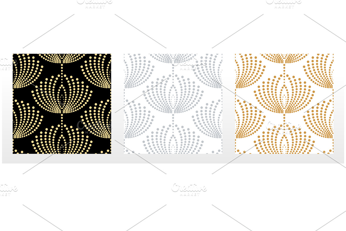 Collection of flower patterns., a Pattern Graphic by RODINA (Photo 1 of 3)