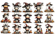 Whimsical Halloween Animals PNG, a Seasonal Illustration by Nicolle's Colorful Art (Thumbnail 5 of 6)