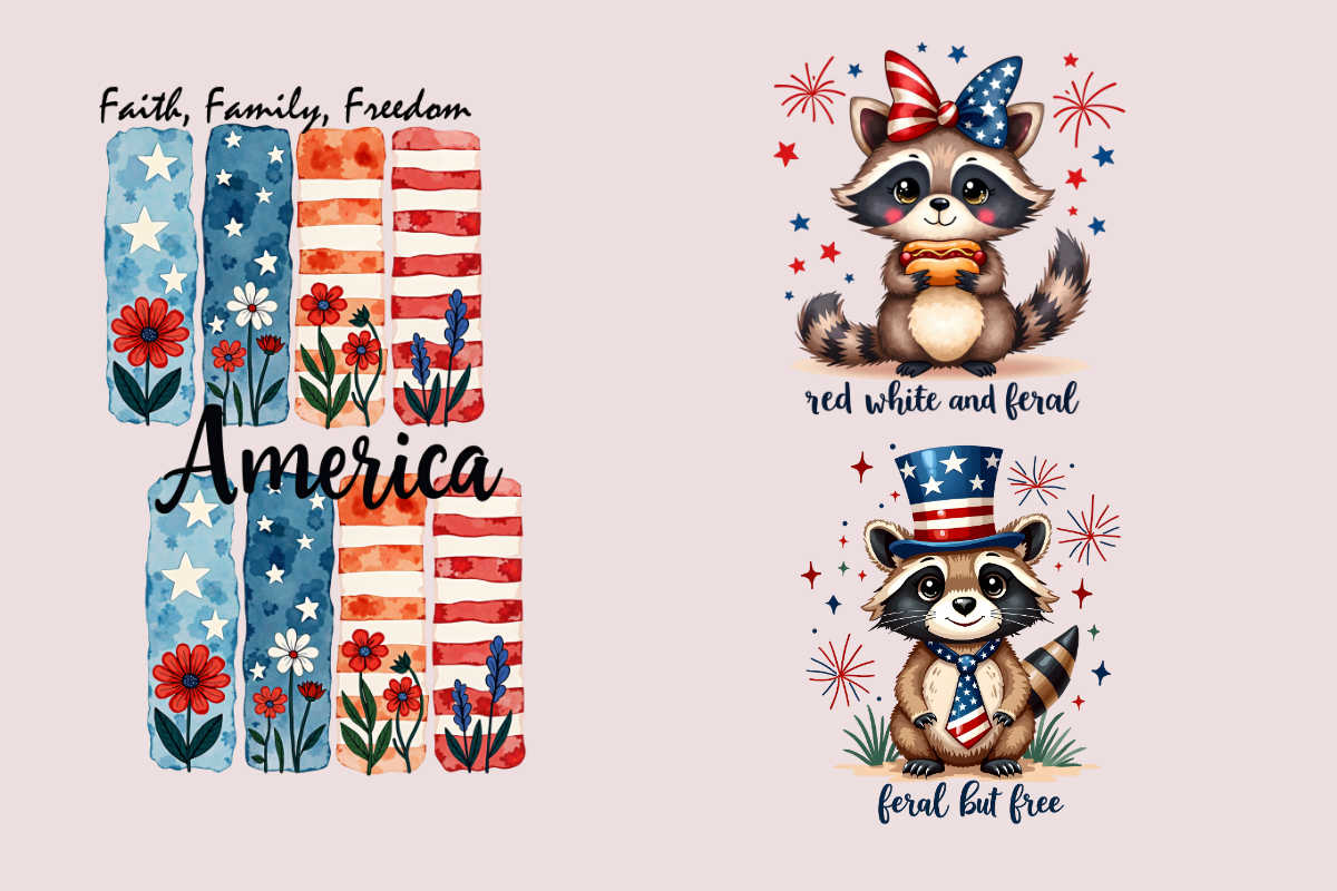 4th july PNG Bundle, an Illustration by Anca Digital Vibe (Photo 3 of 7)