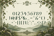 Oakthorn - Historical Celtic Type, a Serif Font by HipFonts (Thumbnail 3 of 9)