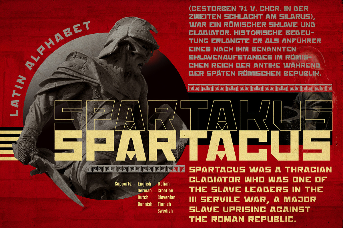 ST-Spartak retro sportive font, a Font by Shimanov Types (Photo 2 of 4)