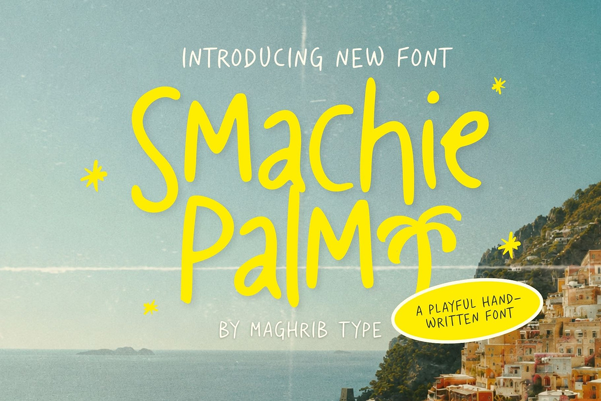 Smachie Palm, a Handwritten Font by maghrib (Photo 1 of 7)