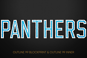 OUTLINE 99 FONT FAMILY (8 FONTS), a Font by Alphabet Agency (Thumbnail 6 of 7)
