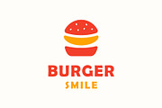 Burger Smile Fast Food Logo, a Branding & Logo Template by ika trisiana (Thumbnail 2 of 2)