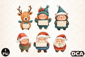 Kawaii Characters PNG, an Animal Illustration by DreamCafeArt