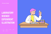 Laboratory Science Experiment, a Person Illustration by Partikusi Design (Thumbnail 1 of 3)