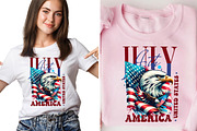 4th of July America T-Shirt Design, a Seasonal Illustration by Creative Arslan (Thumbnail 4 of 5)