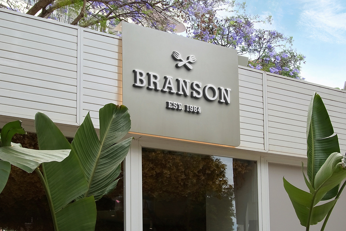 Logo Mockup 3D Sign Restaurant, a Product Mockup by Asylab (Photo 1 of 5)