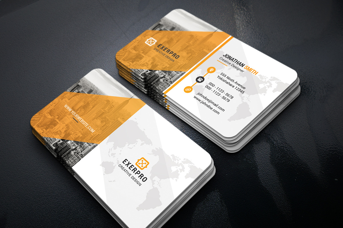Corporate Business Card Template, a Business Card Template by Shapnochura Design Studio (Photo 4 of 4)