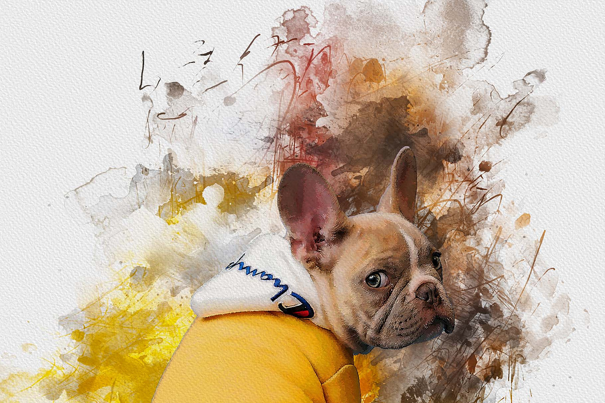 Ink & Watercolor Art PhotoshopAction, an Action Add-On by MRI STUDIO (Photo 11 of 11)