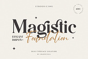 Magistic - Duo Ligature Typeface, a Serif Font by Graphicxell (Thumbnail 1 of 10)