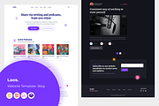 Laos - Personal Blog Template, a HTML Template by Minialis (Thumbnail 1 of 2)