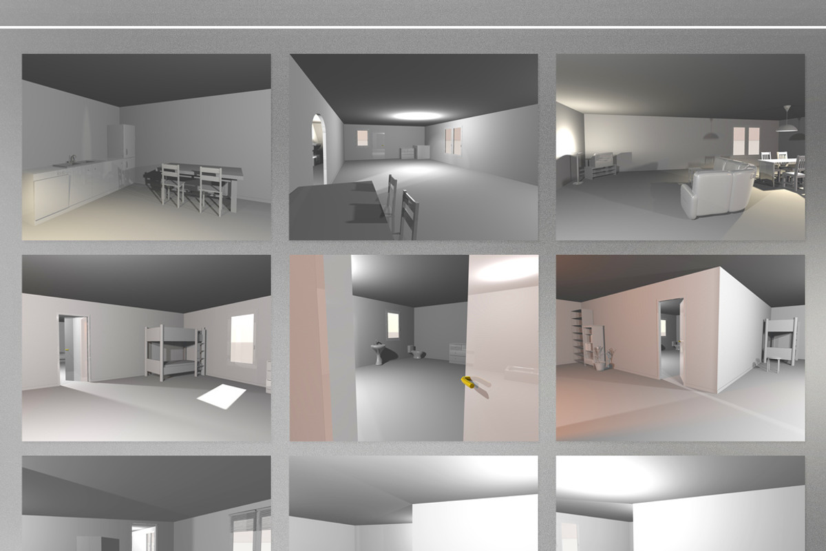 White Interiors Backgrounds Set, an Object Graphic by Backgrounds Store (Photo 3 of 4)