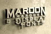 Maroon - Vintage Style Font, a Font by JumboDesign (Thumbnail 5 of 5)